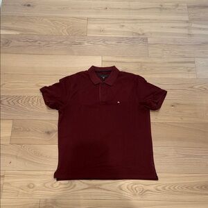 rag & bone Deep Red Polo Shirt